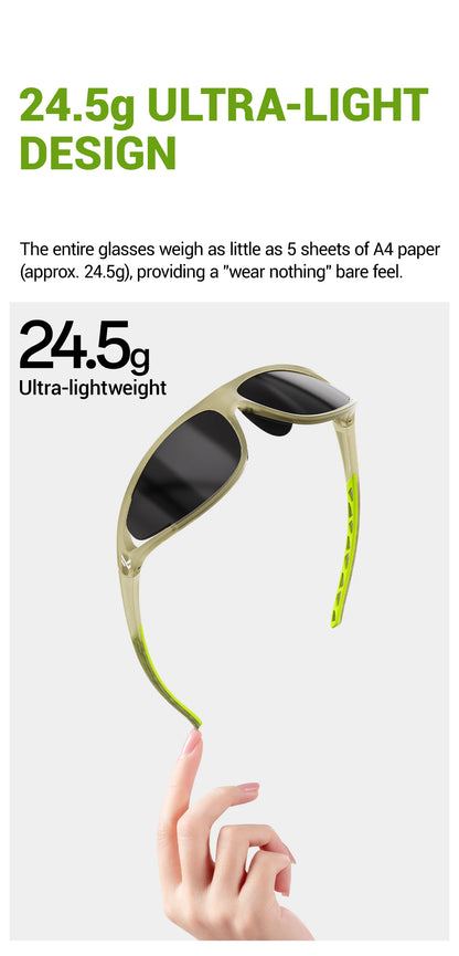 Kapvoe Hiking Sunglasses Camping Fashion Sunglasses for Men Photochromic Cycling Glasses MTB Bike Goggles Fishing Eyewear Sports