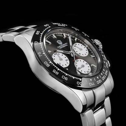 Watchdives WD16500 V2 Men Watch VK63 Quartz Movement Chronograph Wristwatch Stainless Steel Sapphire Crystal Luminous Watches
