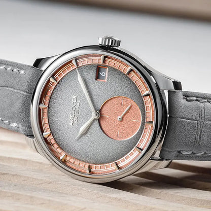 AGELOCER In-House Movement Premium Petite Seconde Men's Luxury Automatic Mechanical Watch Birthday Gift for Men