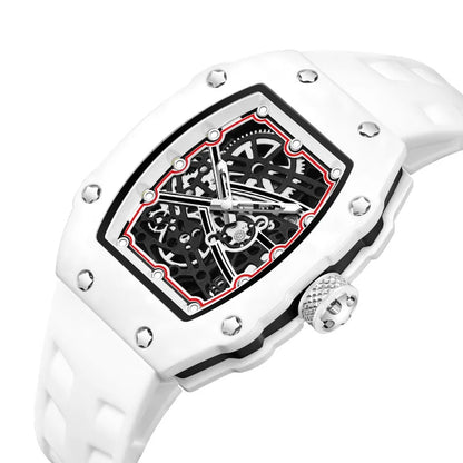 Tonneau Case Trendy Ultra-Thin Quartz Watch Men Creative Hollow Fashion Design Super Luminous Waterproof Personalize AAA Watch