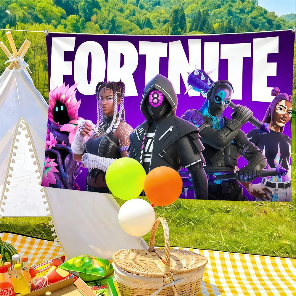 Adventure game F-FORTNITE Flag Suitable For Party Club Outdoor Interior Wall Art Decoration Banner Gift
