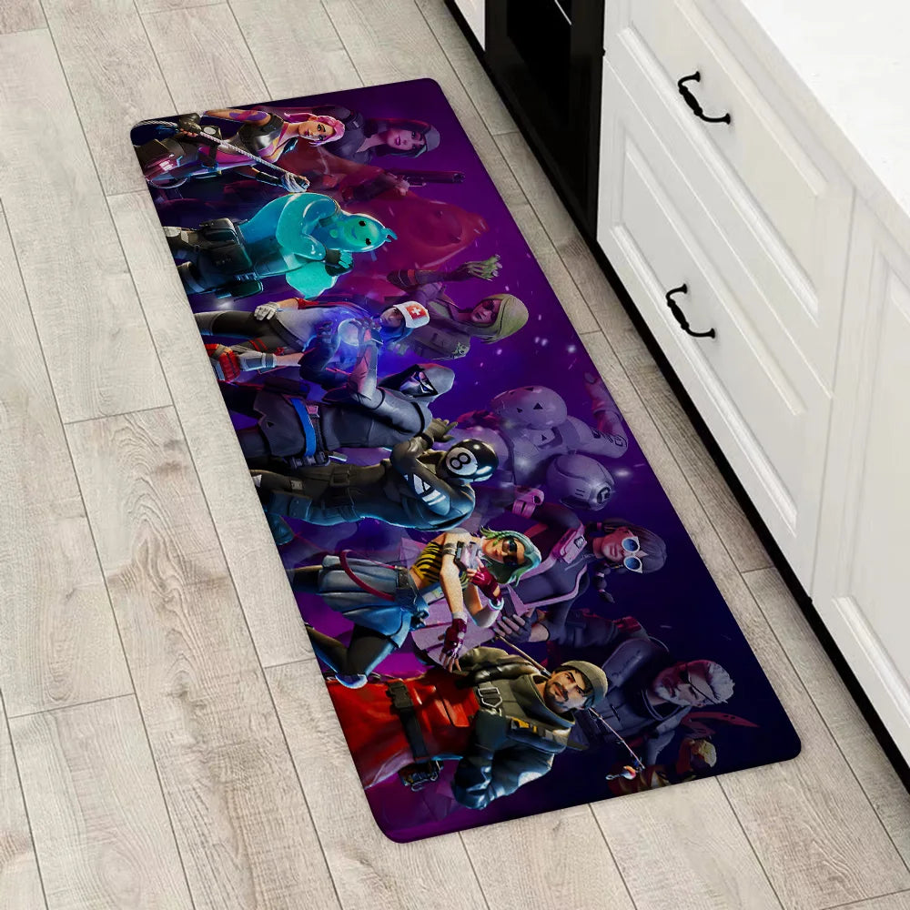 Entrance Front Door Doormat For Fortnite Game Non-slip Kitchen Rug Living Room Rugs Balcony Bathroom Foot Mat Floor Mats Carpet