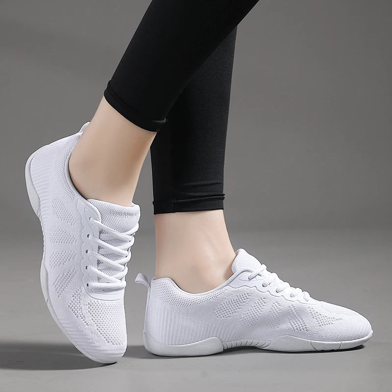 Marwoo Girls White Cheer Dance Sneakers Kids Lightweight Cheerleading Training Walking Tennis Women’s Fashion Sports Shoes 2316