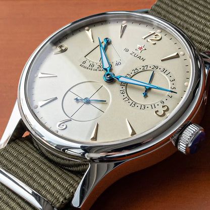 1963 Pilot Watch of Men 40mm Automatic Mechanial Wristwatches Original ST1780 Movement Sapphire Crystal Waterpoorf Retro Clock