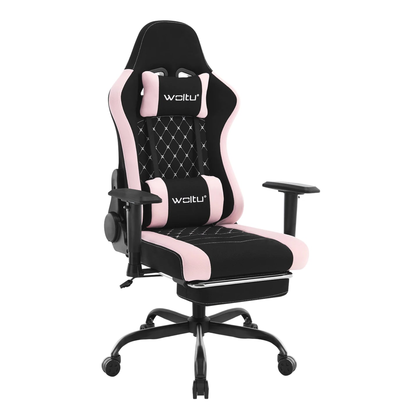 WOLTU Massage Gaming Chair Ergonomic Adjustable Height Office Armchair with Headrest Footrest Swivel Chair Mesh Computer Chair