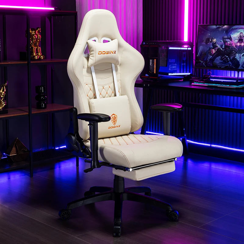 Ergonomic High Back Office Chair with Lumbar Support, Adjustable Reclining Swivel Computer Desk Chair for Home Office, Study & Bedroom