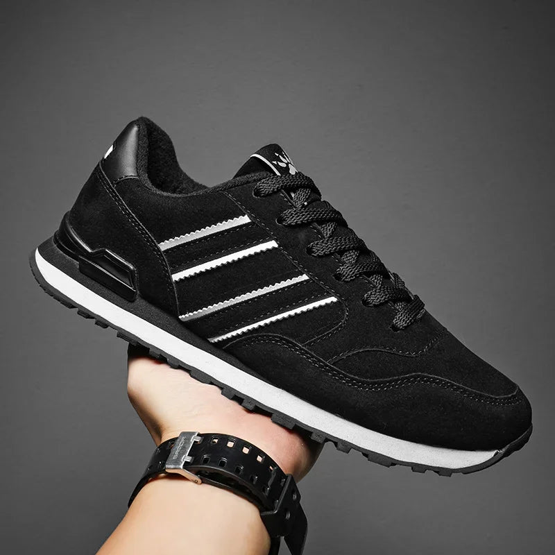 Męskie trampki Skórzane buty codzienne Jesienne oddychające buty męskie Płaskie buty męskie Męskie buty codzienne