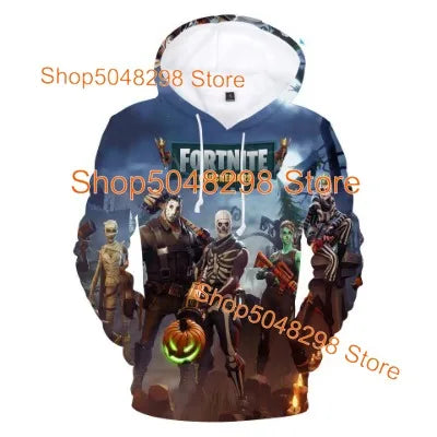 Men and Women Kids Hoodie Sweatshirt for The Night Victory Child Wear Battle Royale Sweatshirt Boys Girls Tops Hero Teen Clothes