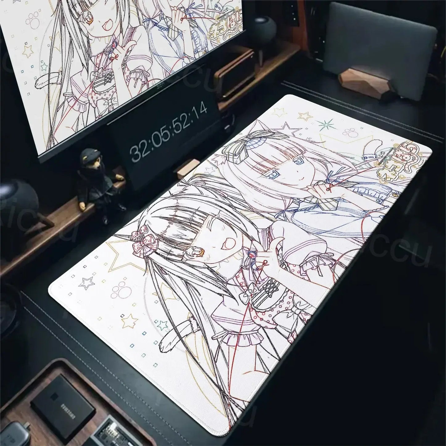 Nekopara XXL Home HD Computer Computer Desk Mouse Anime Large Mouse Pad Office Laptop Computer Desktop mat Game Accessories Tech