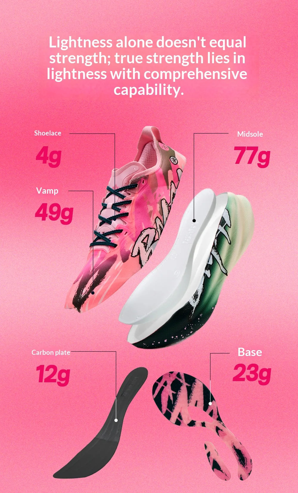 BMAI 42km Marathon Running Shoes Men Women Luxury Carbon Plate Trainers for Woman Cushion Sneakers Breathable Men's Sports Shoes
