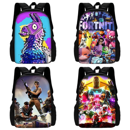 Classic Game Fortnite Kids Backpacks Boys and Girls Student Birthday Gift Child School Bags Unisex Camping Durable Rucksack