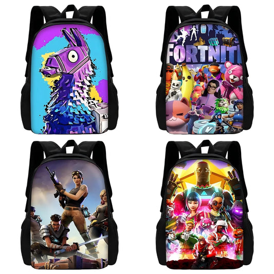 Classic Game Fortnite Kids Backpacks Boys and Girls Student Birthday Gift Child School Bags Unisex Camping Durable Rucksack