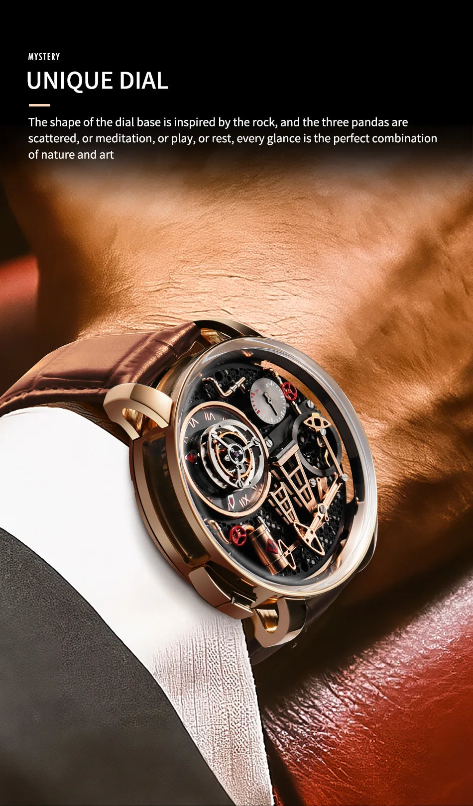 PINDU Design New Button Oil Pump Quartz Watch for Men Swiss Quartz 762 Movement Sapphire Waterproof Stainless Steel Men's Watch