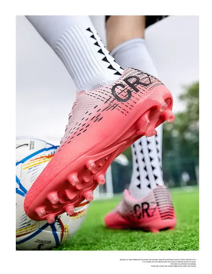 Low Cut Football Cleats Adopting Long TF Studs, Wear-resistant And Flexible, Suitable For Outdoor Field Sports