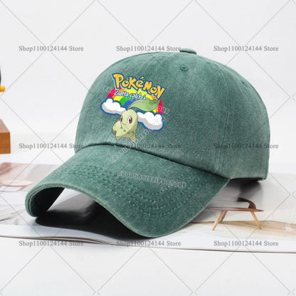 Children Baseball Cap Men Women Anime Figures Pokemoned Sun Hat New Adult Outdoor Sport Sunbonnet Retro Headgear Gift Hot Sales