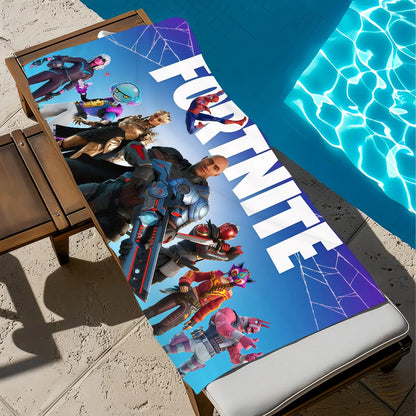 Game Art Funny F-Fortnite Towel Soft Beach Towels Trip Swim Pool Bathing Towel Gym Spa Home Decor Gift Holiday