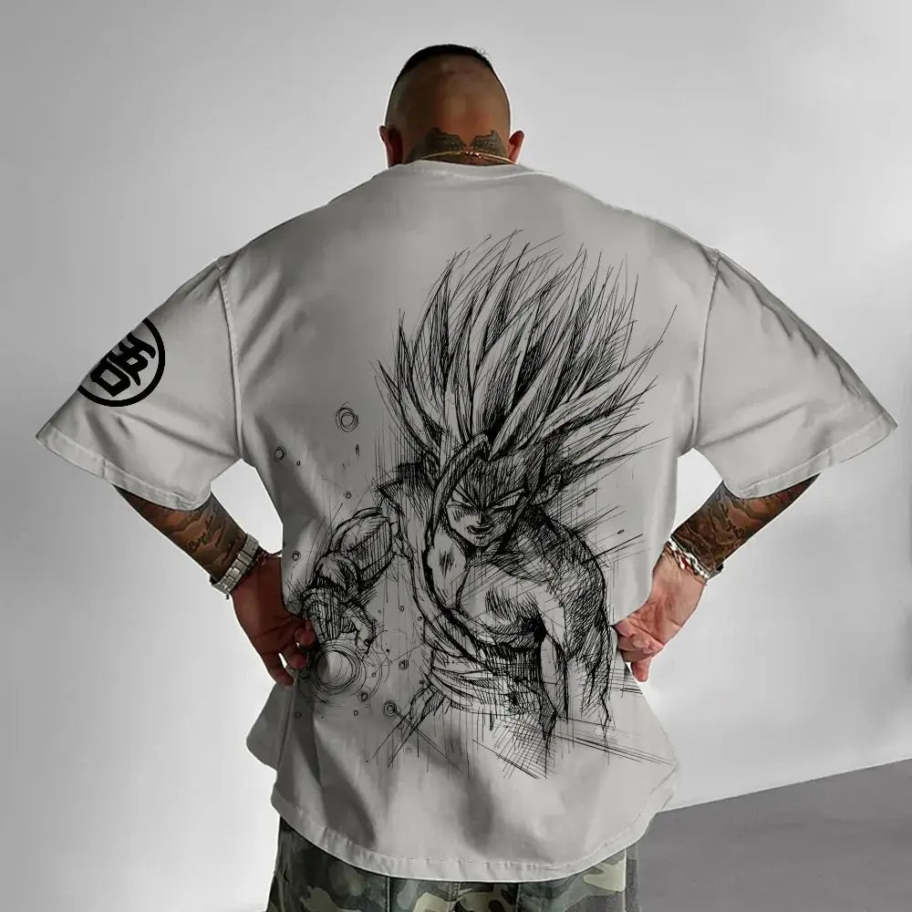 Dragon Ball Z Themed T-Shirt - Pure Cotton, Breathable & Elastic | Comfortable & Stylish | Great for Anime Fans