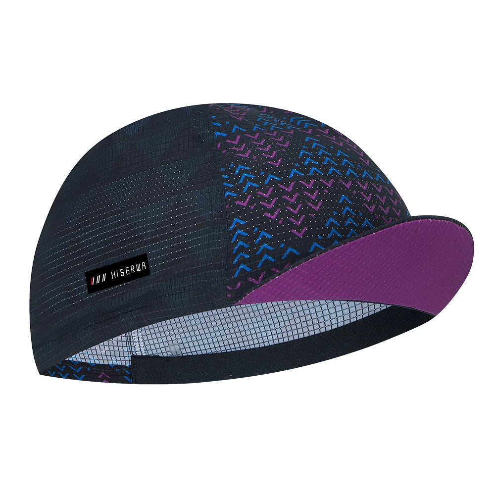Hiserwa Cycling Cap Men Women Breathable Quick Dry Bike Hat Summer Sun Protection Lightweight Bicycle Headwear MTB Cycling Cap
