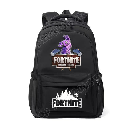 Fortnite Kids Backpack Portable Large Capacity Student Schoolbag Cartoon Printed Shoulder Bag School Supplies for Boys Gift