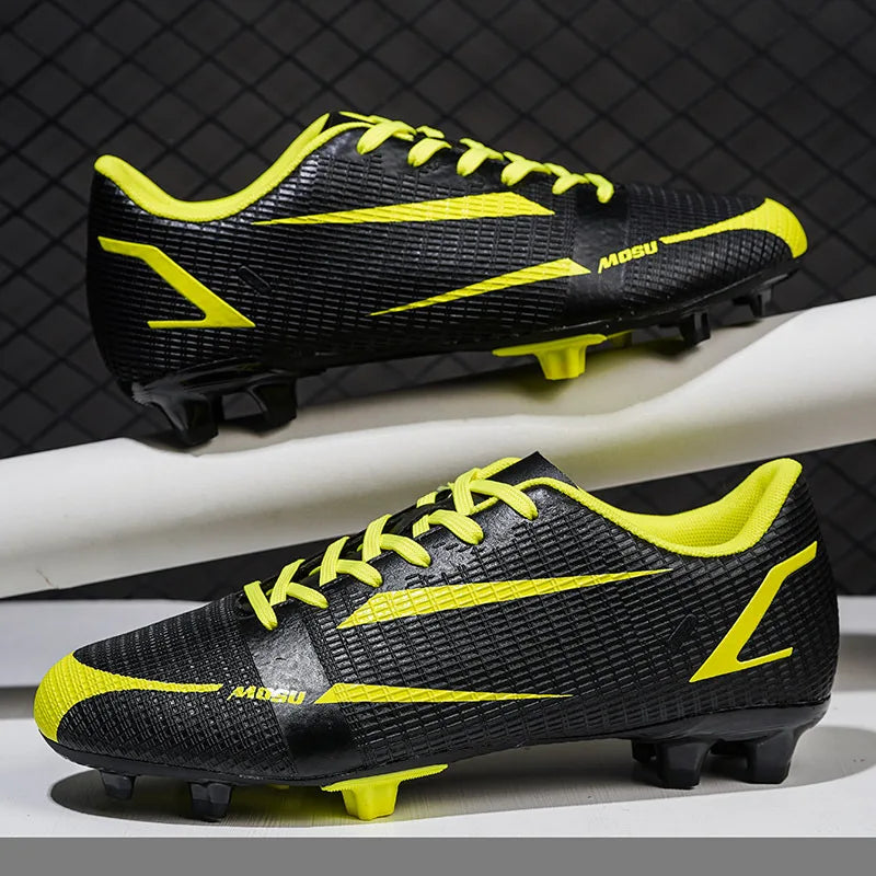 Nouveaux hommes en plein air chaussures de Football crampons pour adultes longues pointes bottes de Football formation chaussures de Sport baskets antidérapant formation unisexe