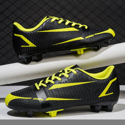 Nouveaux hommes en plein air chaussures de Football crampons pour adultes longues pointes bottes de Football formation chaussures de Sport baskets antidérapant formation unisexe