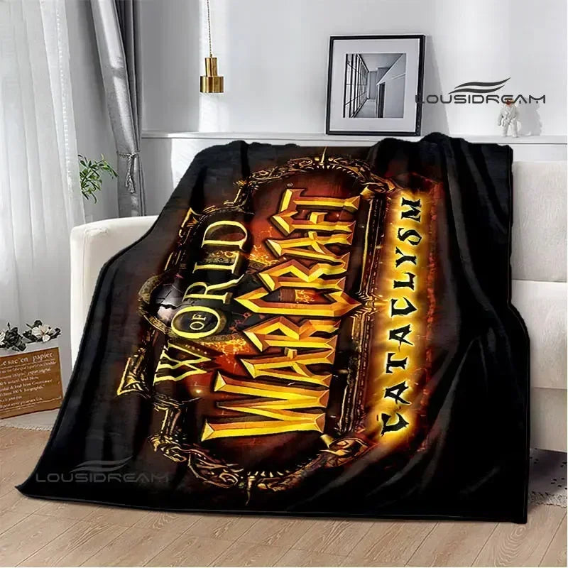 Game World of Warcraft Printed Blanket Picnic blanket Warm Flannel blankets Home bed linings blankets for beds Birthday Gift