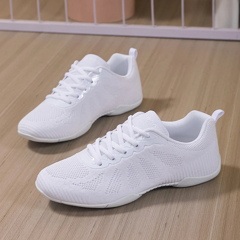 Marwoo Girls White Cheer Dance Sneakers Kids Lightweight Cheerleading Training Walking Tennis Women’s Fashion Sports Shoes 2316