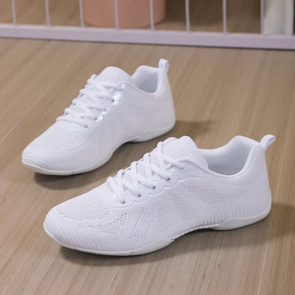 Marwoo Girls White Cheer Dance Sneakers Kids Lightweight Cheerleading Training Walking Tennis Women’s Fashion Sports Shoes 2316