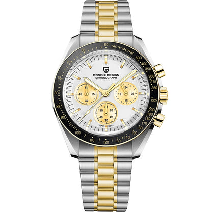 PAGANI DESIGN 2026 New V6 Moon Watches Men Luxury Quartz Watch For Men Speed Sport Chronograph AR Sapphire crystal Wristwatch