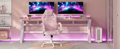 WOLTU Ergonomic Design Gaming Chair Gamer Armchair Office Computer Chair Tilt Mechanism Adjustable Height 360° Swivel High Back