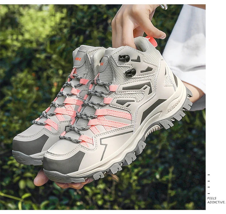 Buty turystyczne unisex, buty sportowe do wędrówek na świeżym powietrzu, buty kempingowe, damskie wodoodporne buty do spacerów, antypoślizgowe buty turystyczne