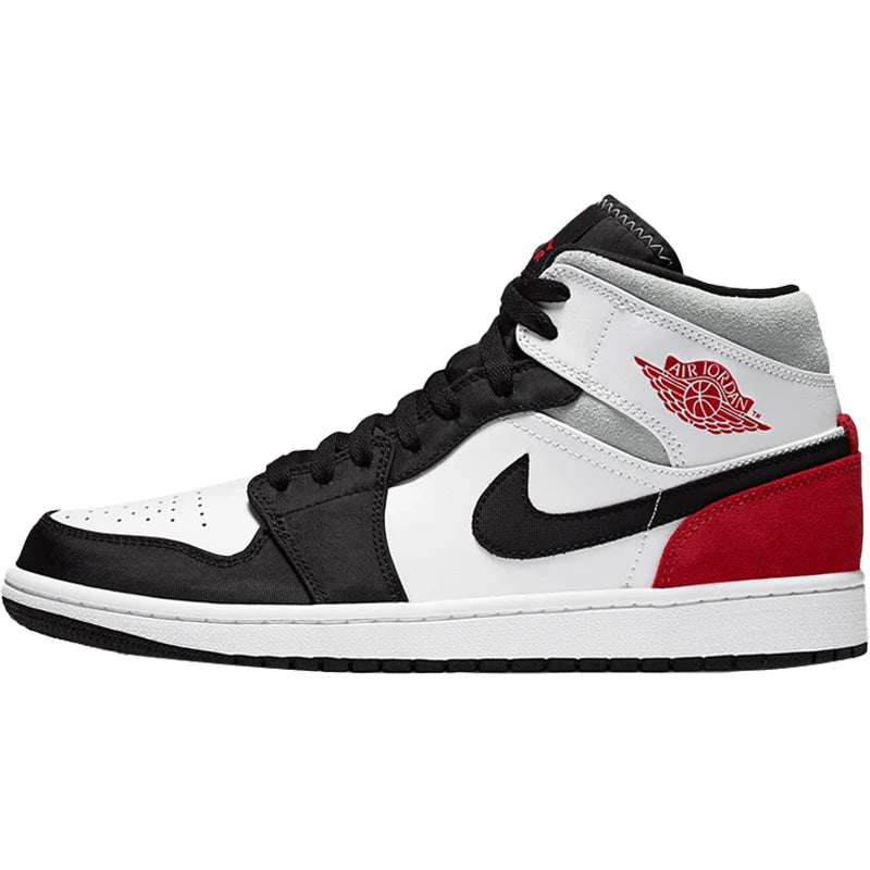 Nike Genuine Air Jordan 1 AJ1 Men's Mid Top Cushioned Sports Basketball Shoe 852542-100