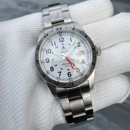 STEELFLIER Official SF792 GMT Mechanical Wristwatch, NH34 Movement, Super BGW9 C3 Luminous, 200M Waterproof Luxury Dive Watch