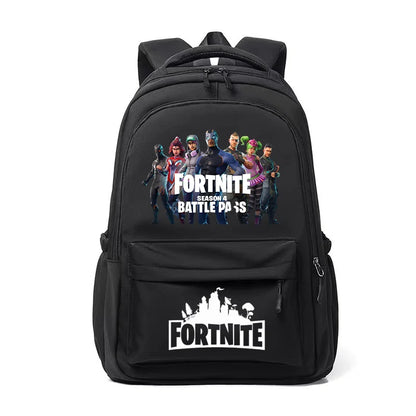 Fortnite Kids Backpack Portable Large Capacity Student Schoolbag Cartoon Printed Shoulder Bag School Supplies for Boys Gift