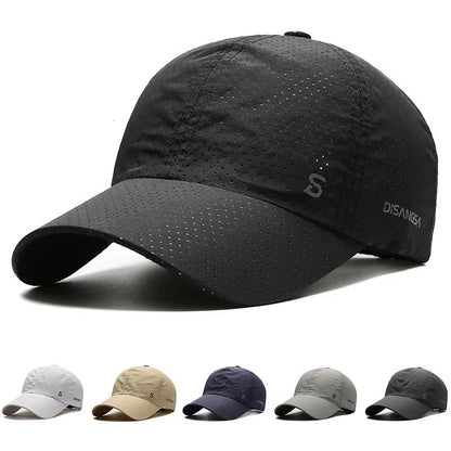 Quick-Dry & Breathable Outdoor Men's Sun Hat for Summer Fishing - Baseball Cap Style