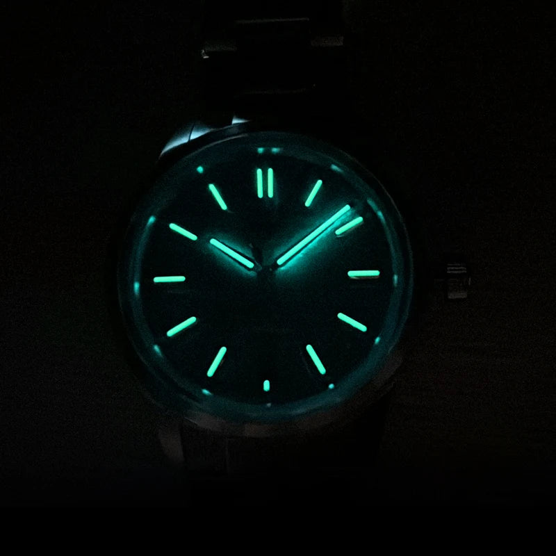 WM Watch Automatic Mechanical Watch Gemstone Series NH35 100M Water Resistant AR Coated Sapphire Welly Merck Man Watches WM225