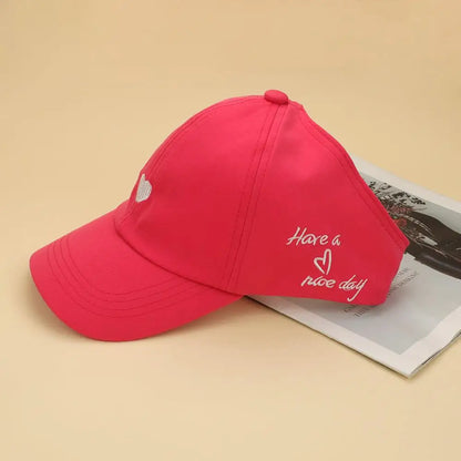 HOT Sommer-Baseballkappe für Mädchen mit hohem Pferdeschwanz, schnell trocknend, Sonnenschutz-Schirm, Kinder-Baseballkappe ohne Schirm, verstellbar, in Bonbonfarben, Mädchenhut