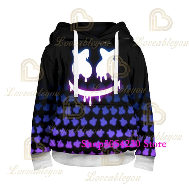 3D Printed Llama Fortnite Hoodie Battle Royale Cartoon Sweatshirts for Men And Women Game Hero Hooded Shirt for Teens