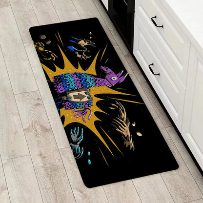 Game Fortnite Entrance Front Door Doormat Non-slip Kitchen Rug Living Room Rugs Balcony Bathroom Foot Mat Floor Mats Carpet