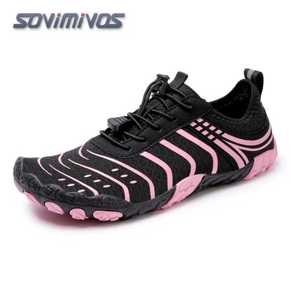Men's Trail Running Shoes, Lightweight Athletic Zero Drop Barefoot Shoes Non-Slip Outdoor Walking Minimalist Shoes for Women