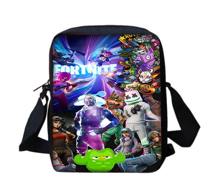 Hot Game Boy Girls Printed Shoulder Messenger Bag Child Design Fortnite Casual Handbag Men Women Phone Bag Shopping Bag