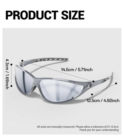 Kapvoe Hiking Sunglasses Camping Fashion Sunglasses for Men Photochromic Cycling Glasses MTB Bike Goggles Fishing Eyewear Sports