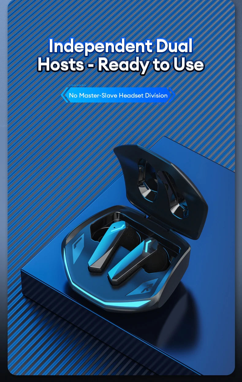 Lenovo GM2 Pro TWS Wireless Gaming Earbuds Bluetooth 5.3 – ENC Noise Cancelling Sport Earphones with Mic, Dual Mode Music & Gaming Headset