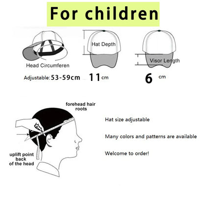 Dragon Ball Parent-child Baseball Cap Adjustable Anime Boy Sunhat Orange Summer Men Outdoor Sport Peaked Hat Birthday Gifts