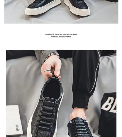Vyriški sportiniai bateliai, kasdieniai batai, vyriški plokščiapadžiai batai, „Zapatillas Hombre“, lengvi, pagaminti iš PU odos, kvėpuojantys batai, vyriški balti sportiniai teniso bateliai