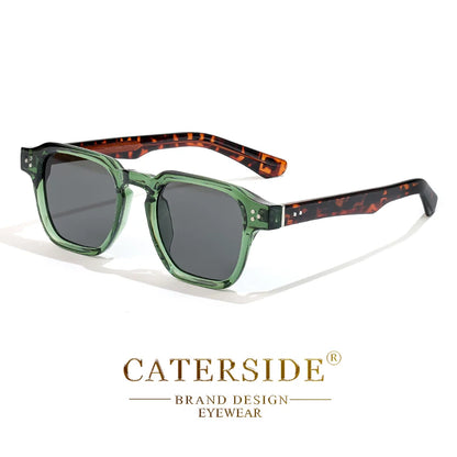 CATERSIDE Classic Square Sunglasses Men Core Insert Temple Luxury Brand Sun Glasses Women Travel Beach Party Festival Gifts