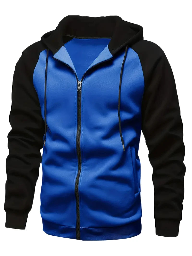 Autumn Winter New Zipper Fleece Hooded Coat Casual Men Women Plus Size Loose Pullover Fashion Raglan Sleeves Sweatshirt Top, produit gaming premium Fraquane