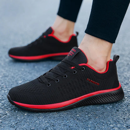 MAEDEF Running Shoes Men Breathable Sneakers 2025 Lightweight Walking Shoes Anti Slip Comfortable Mens Athletic Shoes Summer