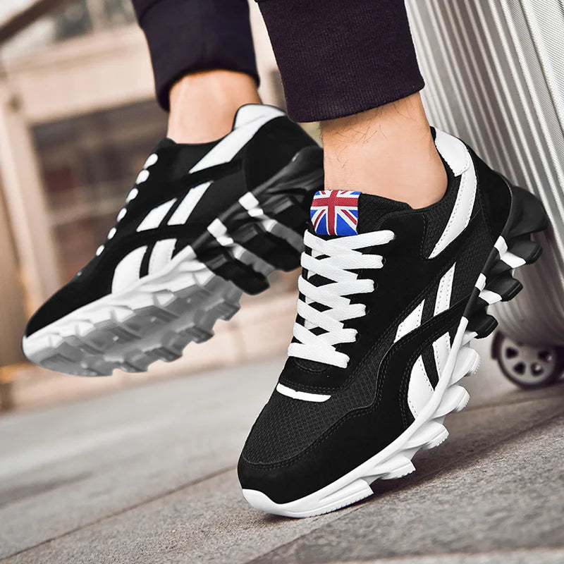 Men's Marathon Running Sports Shoes Casual Sneakers Soft Comfortable Training Shoes Wear-Resistant Sneakers for Men