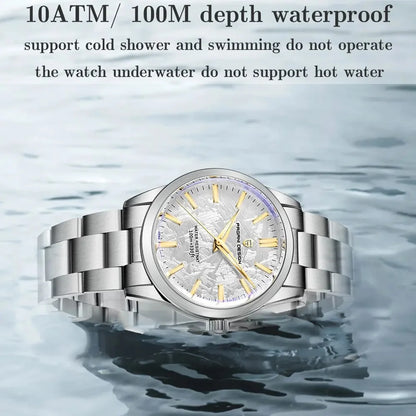 PAGANI DESIGN 40MM Men Quartz Watches Japan TMI VH31 Luxury Business Sapphire 316L Stainless Steel 100M Waterproof Watch For Men